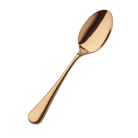 Bon Chef Como, Table Serving Spoon, Mirror Finish, 18/10, 8.5" - Rose Gold , set of 12 S4004RG